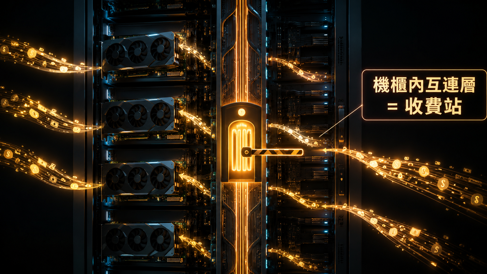 NVIDIA 互連層收費站：雲端巨頭繞過 GPU，錢卻在機櫃 scale-up 互連層原封流回 NVIDIA