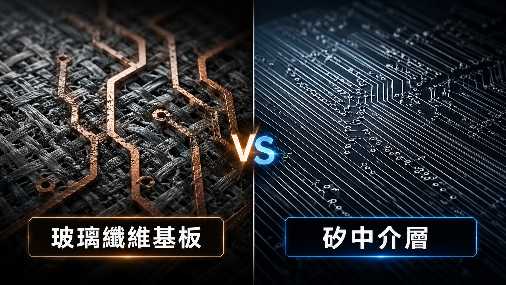 玻璃纖維基板與矽中介層走線密度對比——為什麼 HBM 要把玻纖換成矽