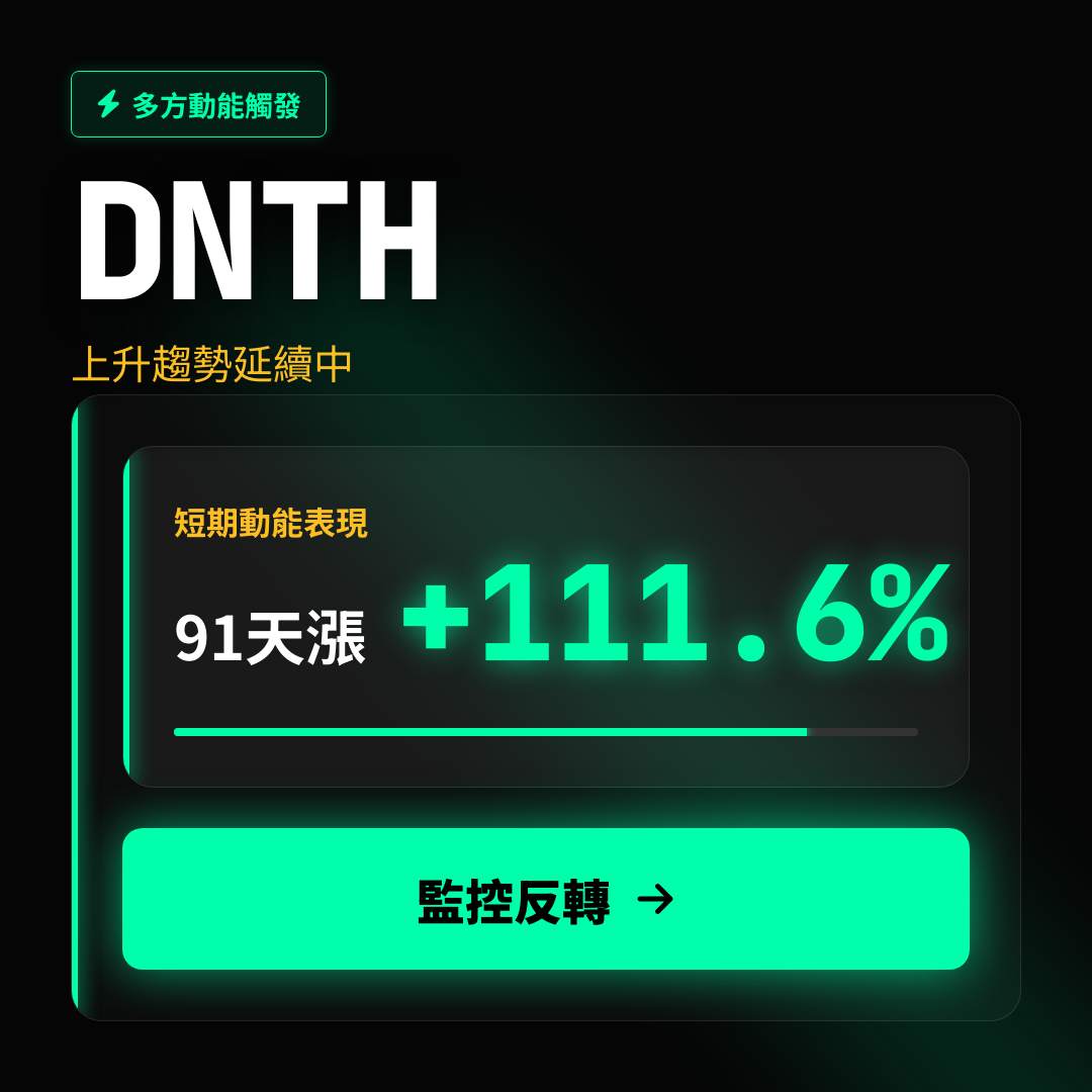 💎 DNTH 趨勢報告｜上升趨勢延續中